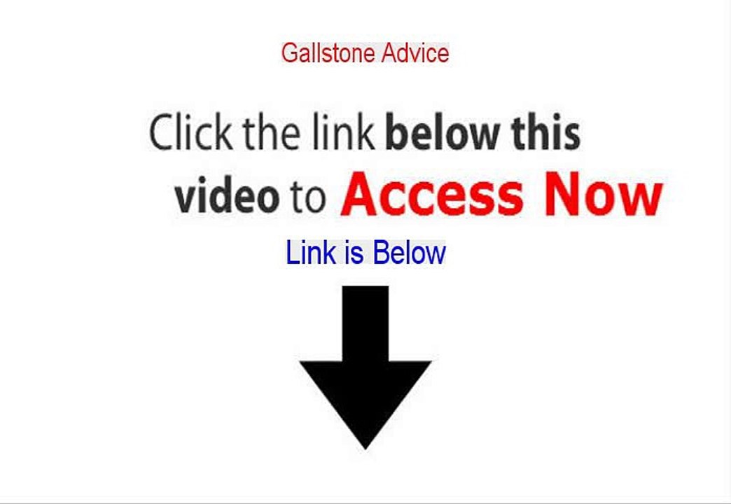 Gallstone Advice Free Download - Download Here [2015]