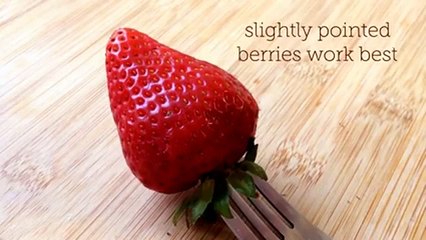 How To Make A Strawberry Rose