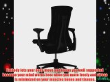 Embody Chair by Herman Miller - Fully Adjustable Arms - Black Rhythm Fabric on Graphite Frame