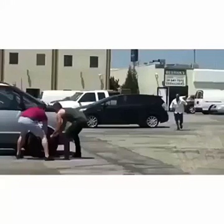 Stealing Car Tires Prank