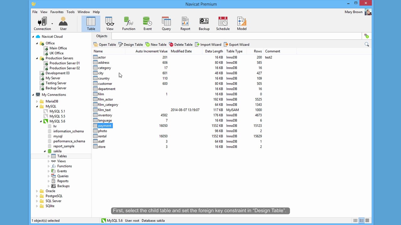 How to select the Foreign Key data easily? (Windows & Linux)