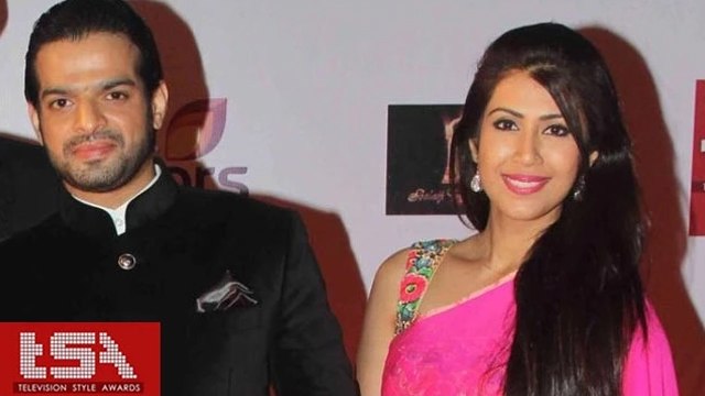 Karan Patel & Ankita Bhargava @ Red Carpet Of Colors Television Style Awards 2015
