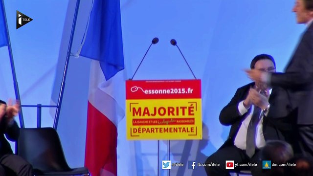Duel à distance entre Valls et Sarkozy dans l'Essonne