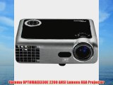 Optoma OPTOMAEX330E 2200 ANSI Lumens XGA Projector