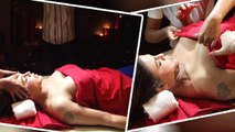 Rakhi Sawant Gets Body Masssage | Charisma Spa