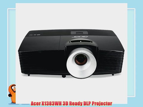 Acer X1383WH WXGA 3D DLP 3100 Lumens Projector HDMI MHL 1280x800
