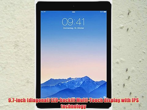 Apple iPad Air 2 (9.7 inch Multi-Touch) Tablet PC 64GB WiFi Cellular Bluetooth Camera Retina