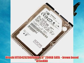 Hitachi HTS542525K9SA00 2.5 250GB SATA  - brown boxed driveHDD