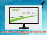 Acer K242HLABID 24 1080p Widescreen Full HD LED Monitor DVI HDMI