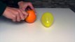Eclater des ballons avec du zeste d'orange