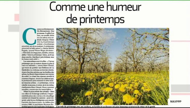 La revue de presse : Vivement le printemps