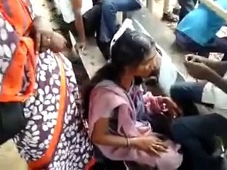 college girl head shave