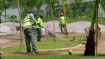 La construction du village olympique de Rio avance à grands pas