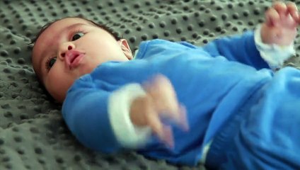 Baby  Crying When Music Stops -FUNNY- Get Nuts baby ( CUTE ENDING )