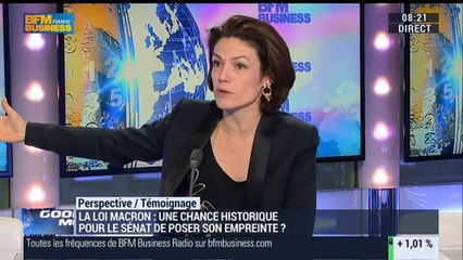 "La loi Macron, telle qu'elle est écrite aujourd'hui, n'est pas une grande loi de croissance": Chantal Jouanno - 17/03