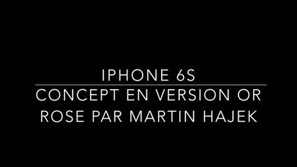 Concept d'un iPhone 6S en or rose par Martin Hajek