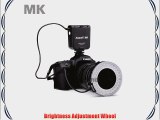 Aputure AHL-C60 LED Light Macro Ring Flash For DSLR Camera Canon EOS