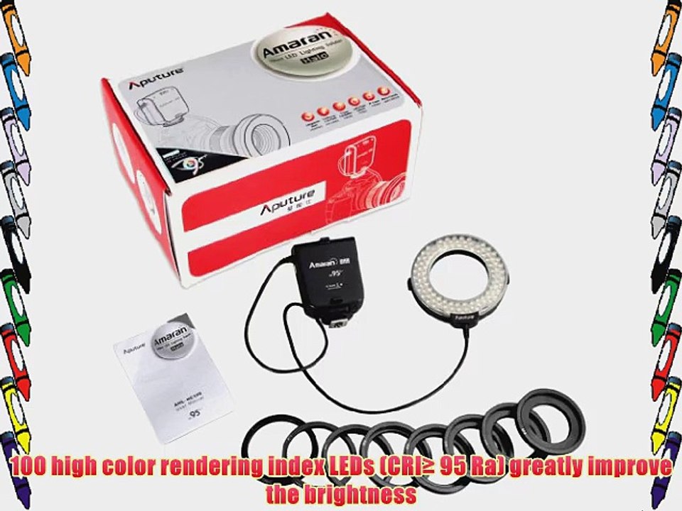 Aputure Amaran AHL-HN100 Halo Ring LED Flash Light