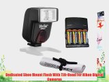 Nikon Bounce Flash (i-TTL) (Alternative To Nikon SB-400)   High Powered AC Rapid Charger With