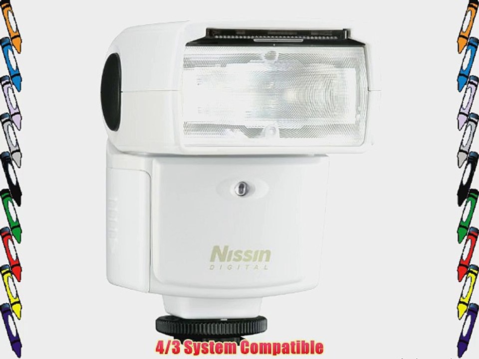 Nissin Speedlite Di 466 FT-W White Four Thirds Digital Flash for Olympus and Panasonic Cameras