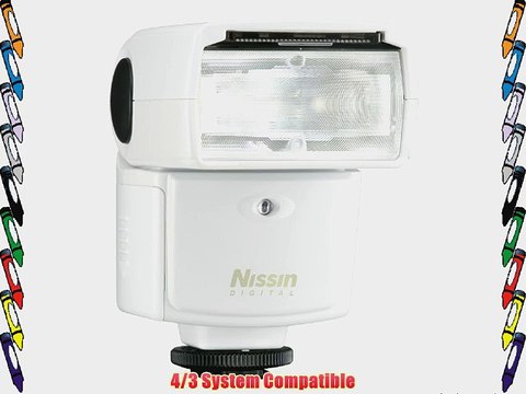 Nissin Speedlite Di 466 FT-W White Four Thirds Digital Flash for Olympus and Panasonic Cameras