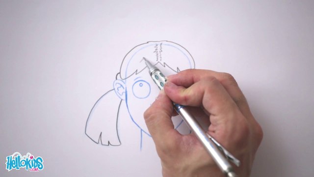Dessiner une coiffure : Les couettes