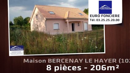 A vendre - BERCENAY LE HAYER (10290) - 8 pièces - 206m²