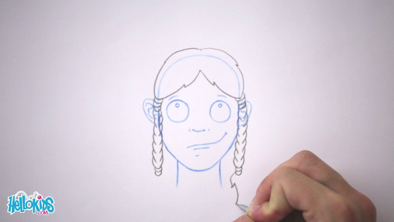 Dessiner une coiffure : Les nattes