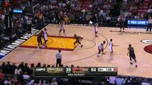 Dwyane Wade Reverse Layup - Cavaliers vs Heat - March 16, 2015 - NBA Season 2014-15