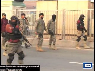 Dunya News-Youhanabad tragedy: Heavy contingent of Rangers seals Chungi to Kahna route
