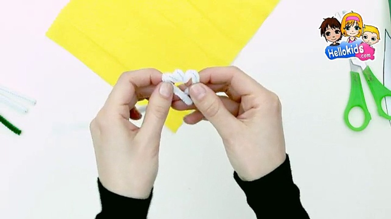 BRICOLAGE MUGUET 1er MAI : Brin de Muguet fil chenille