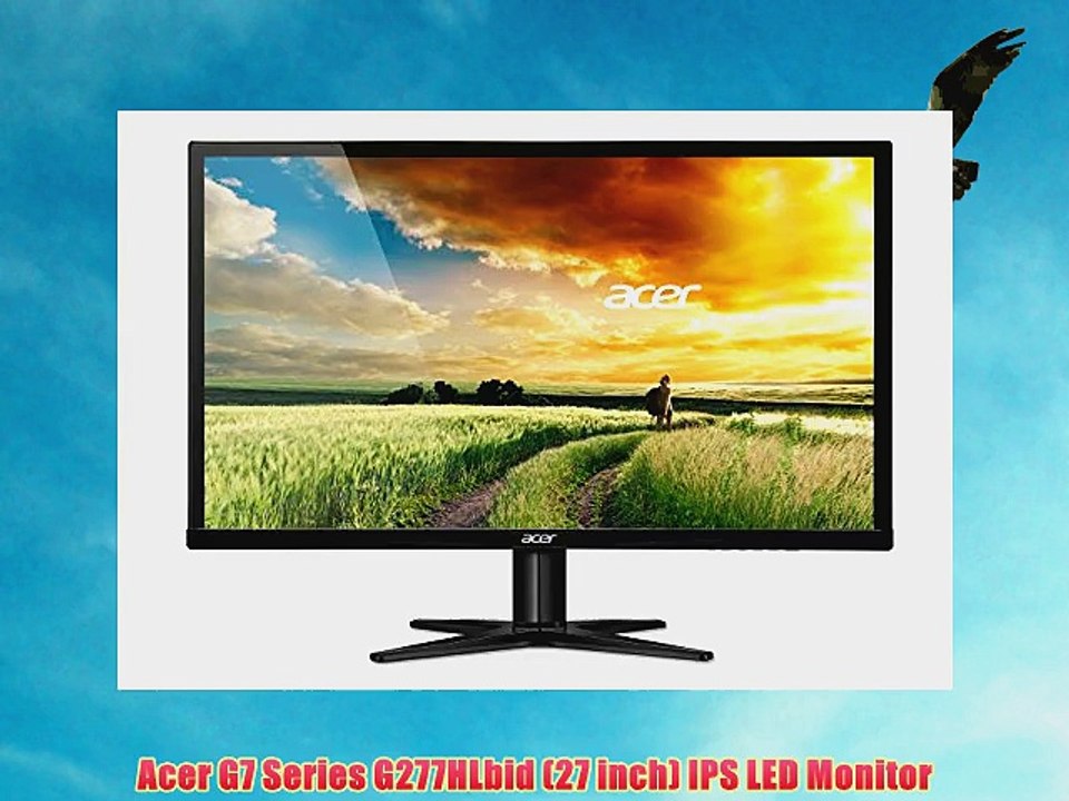 Acer G277HL 27 inch Widescreen LED Monitor (100M:1 250 cd/m2 1920 x 1080 6ms VGA/DVI/HDMI)