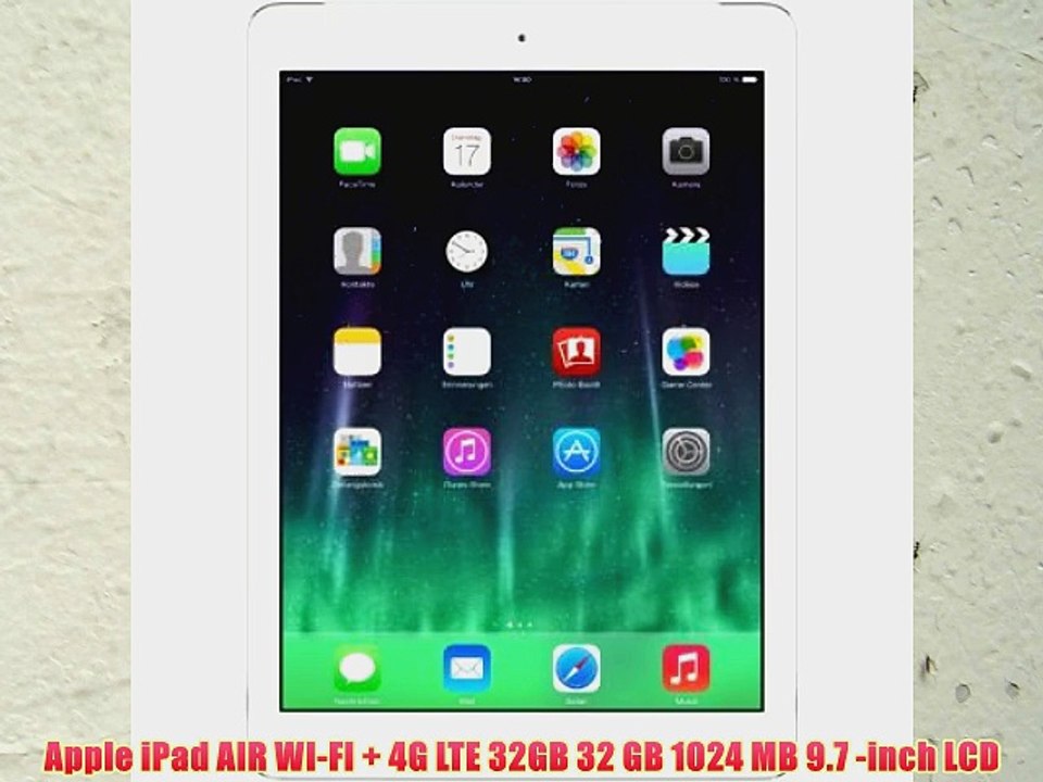 Apple iPad AIR WI-FI   4G LTE 32GB 32 GB 1024 MB 9.7 -inch LCD