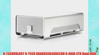 G-TECHNOLOGY G-TECH GRADU3EB40002BD G-RAID 4TB Dual-HDD External Storage System / Raid0 / Firewire