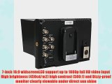 Lilliput 667GL-70NP/H/Y 7 LCD Portable Small Field Monitor 1080p full HD w/ HDMI YPbPr RCA