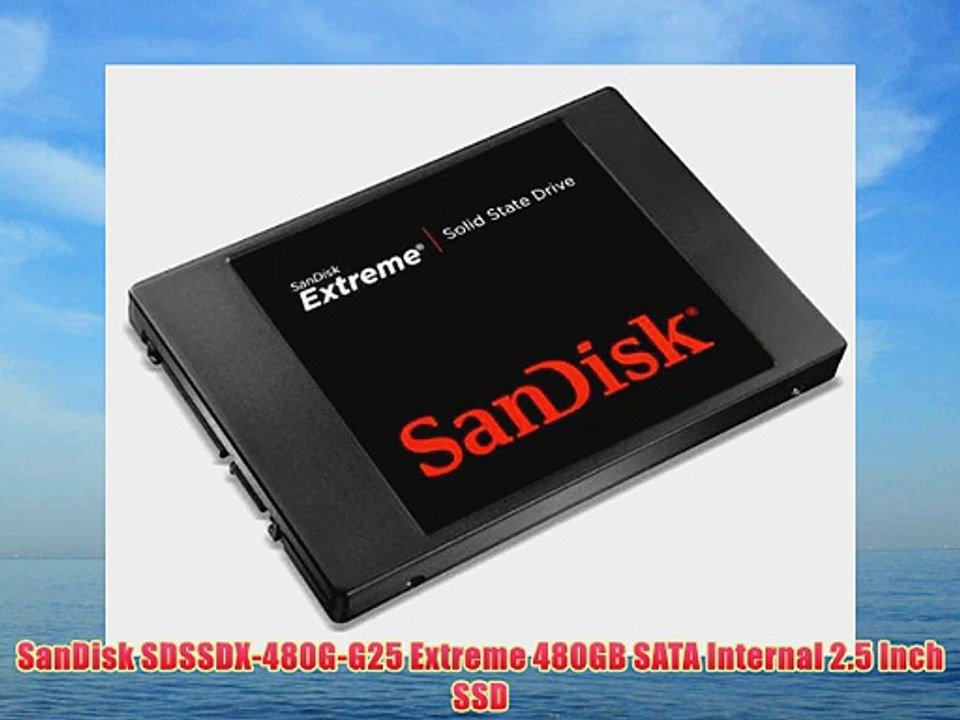 SanDisk SDSSDX-480G-G25 Extreme 480GB SATA Internal 2.5 Inch SSD