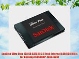 SanDisk Ultra Plus 128 GB SATA III 2.5 Inch Internal SSD 530 MB/s for Desktop (SDSSDHP-128G-G26)