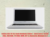 Lenovo Z50-70 15.6-inch Notebook (Silver) - (Intel Core i7-4510U 2GHz 8GB RAM 1TB HDD HDMI