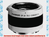 Tamron SP Autofocus 2x Pro Teleconverter Lens for Konica Minolta SLR Cameras