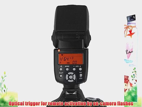 Chromo Inc. CI-560 II Speedlight Flash for Canon and Nikon. LCD Display.