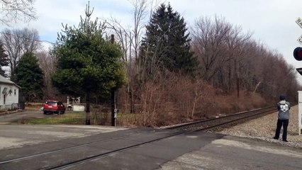 Dunya News - Horrific moment two died after driver ignored warning lights and drove into path of oncoming train