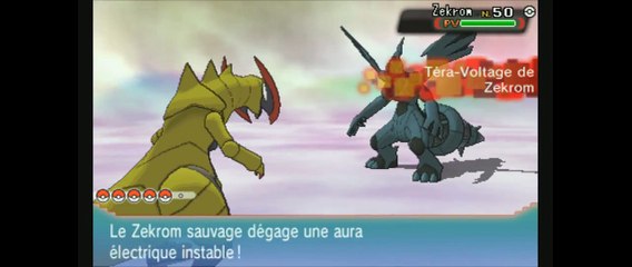 Shiny Zekrom on Pokemon Alpha Sapphir