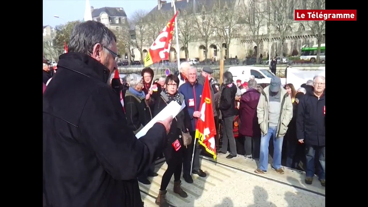Quimper. 200 retraités dans la rue