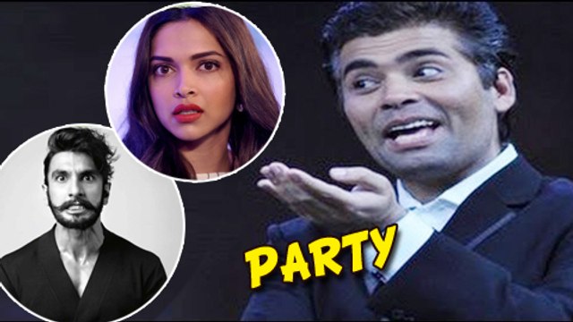 Caught! Karan Johar Partying With Ranveer Singh, Deepika Padukone & Sidharth Malhotra