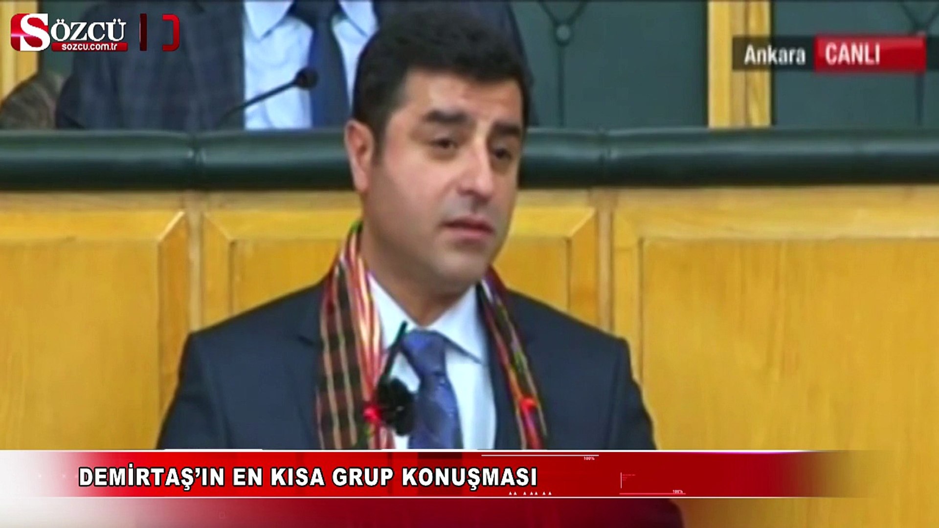 Demirtaşın en kısa grup konuşması - Dailymotion Video