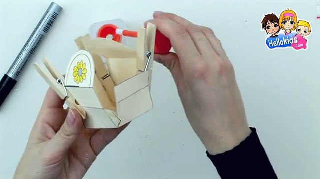 BRICOLAGE FETE DE PAQUES : Boîte en papier pour Pâques