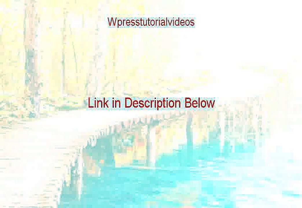 Wpresstutorialvideos Free Review - Watch my Review