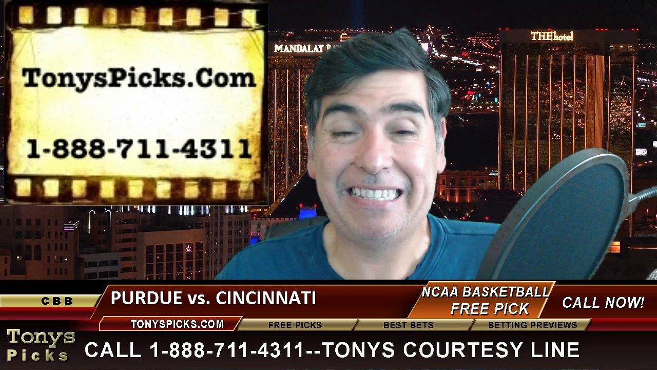 Cincinnati Bearcats vs. Purdue Boilermakers Free Pick Prediction NCAA Tournament College Basketball Odds Preview 3-19-2015