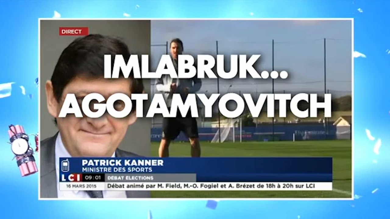 Quand le Ministre des Sports ne sait pas prononcer Zlatan Ibrahimovic !