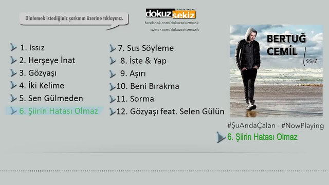 Bertuğ Cemil - Şiirin Hatası Olmaz (Official Audio)